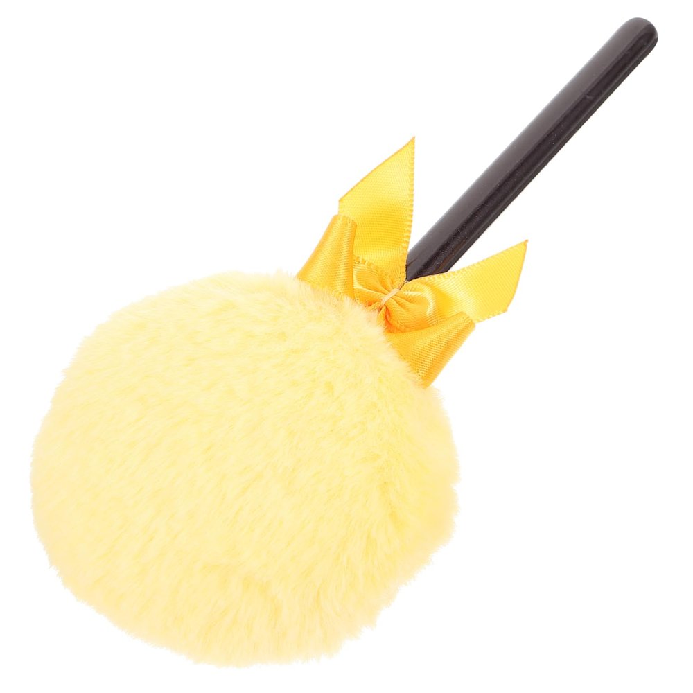 Anneome Plush Body Powder Puff with Bow-knot Compact Powder Puff for After-bath Use Wear-resistant and Refreshing Body Powder Puff Lovely Household Makeup Puff