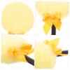 Anneome Plush Body Powder Puff with Bow-knot Compact Powder Puff for After-bath Use Wear-resistant and Refreshing Body Powder Puff Lovely Household Makeup Puff view 4