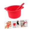 Mipcase 2sets Silicone Wax Warmer Liner Hair Removal Wax Warmer Bowl Replacement Pot for Facial Masks view 2