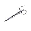 balacoo 3pcs Stainless Steel Curved Scissors for Eyebrow Trimming and Makeup Portable Design for for Tape and Precision Cutting Pvc Packaging view 2