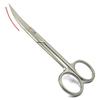 balacoo 3pcs Stainless Steel Curved Scissors for Eyebrow Trimming and Makeup Portable Design for for Tape and Precision Cutting Pvc Packaging view 4
