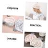 DOITOOL 2pcs Absorbent Hair Drying Caps for Women Cute Pineapple Pattern Quick-dry Towel Hats Use Hair Turbans for Wet for Home Hotel Travel view 2