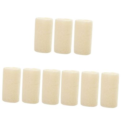 balacoo 9pcs Natural Loofah Body Scrubber Gentle Exfoliating Bath Loofah for Skin Cleansing and Refreshing for Daily Use Soft and Safe Sponge for Smooth Skin