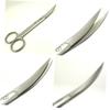 POPETPOP 3pcs Stainless Steel Makeup Scissors for Eyebrow and Tape Curved Small Scissors for Precision Trimming Portable Beauty Tool Pvc Package view 4