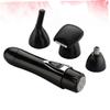 balacoo 3pcs Electric Nose Hair Trimmer for Men and Women Multi-Function USB Rechargeable Shaver Portable and Compact Design for and Nose Hair Cutter Black view 2