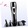 balacoo 3pcs Electric Nose Hair Trimmer for Men and Women Multi-Function USB Rechargeable Shaver Portable and Compact Design for and Nose Hair Cutter Black view 4