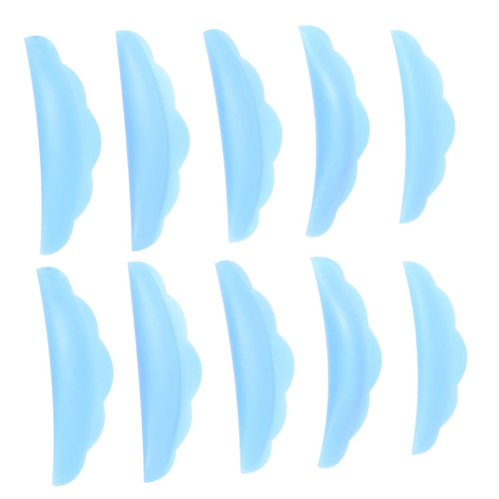 balacoo 5pairs Reusable Eyelash Perm Gaskets Silicone Eye for Eyelash Extensions Grafting Tool Non- Design for Easy Application