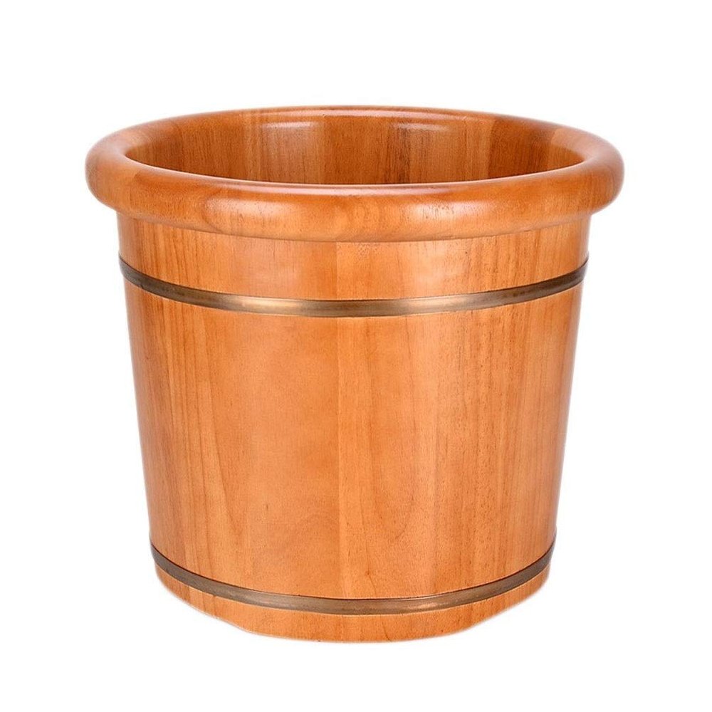 BABYCE Foot Bath Soak Foot and Leg Spa for Adults,Relax Pedicure Foot Bath,Foot Massage Spa for Home,Sauna Wooden Bucket Foot Spa Household Wash Ba