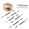 Didiseaon 18pcs Dual-ended Eyebrow and Eyelash Brush Portable Makeup Tools for Precise Application and Versatile Design for Makeup Artists and Beginners view 2