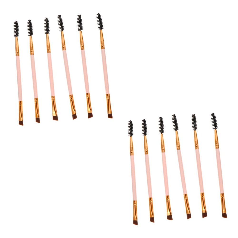 Didiseaon 12pcs Portable Lash Curler Eyebrow Brush Eyebrow Makeup Tools Material Eyelash Brush Comb Multifunctional Makeup Kit