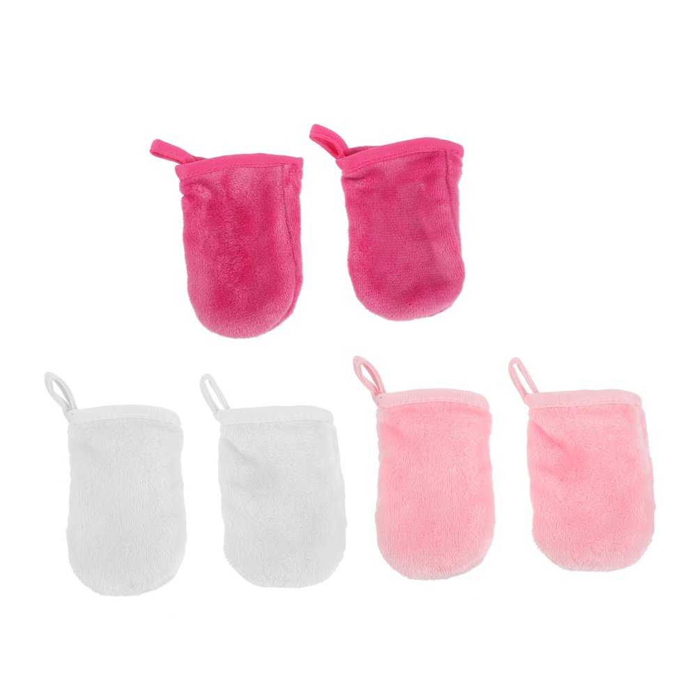 Didiseaon 18pcs Exfoliating Facial Cleaning Gloves for Makeup Removal Breathable Water-absorbent Design Convenient Travel for Daily Cleansing and Care