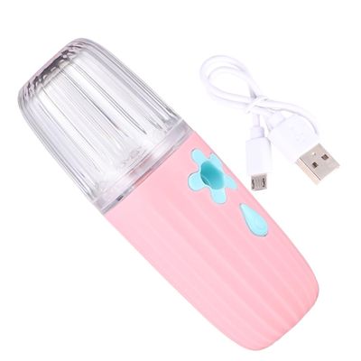 Didiseaon Nano Facial Mist Sprayer Portable USB Rechargeable Humidifier for Face Hydration Handheld Skin Moisturizer with High Mist Output Safe Material for Daily Use