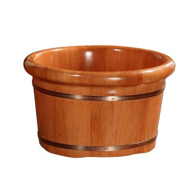 BABYCE Foot Bath Soak Sauna Wooden Bucket,Relax Pedicure Foot Bath,Foot Massage Spa for Home,Foot and Leg Spa for Adults,Large Foot Bath Spa Tub Foot Spa Household Wash Ba