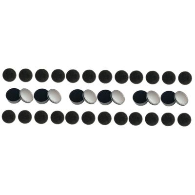 Didiseaon 3sets Makeup Brush Cleaning Sponge Quick Dry Cleaning Box Makeup Cleaner Reusable Cosmetics Tool Cotton Pad Set