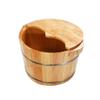 BABYCE Foot Bath Soak Foot Spa Bucket with Lid,Solid Oak Wood Foot Soaking Barrel Bucket,Foot Wash Basin for Foot Bath,Foot Soaking Tub Foot Spa Household Wash Ba, UWGK6003178 view 1