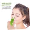 DOITOOL 3pcs Portable Nose Massager Tools Dual-pronged Resin Scraping Massagers for Facial Care Lightweight and Design for Easy Use and Storage view 2
