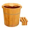BABYCE Foot Bath Soak Foot and Leg Spa for Adults,Relax Pedicure Foot Bath,Sauna Wooden Bucket,Foot Massage Spa for Home Foot Spa Household Wash Ba view 1