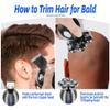 Head Shavers for Bald Men, 7D Floating Head Men's Electric Shaver USB Charging Dock LCD Waterproof Portable Nose Hair Trimmer Bald Razor Machine Shaving view 3