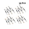 DOITOOL 30pcs Double-headed Eyeshadow Applicators Portable Makeup Brushes with Aluminum Tubes and Latex Tips for Eye Makeup Women and Girls The Go view 2