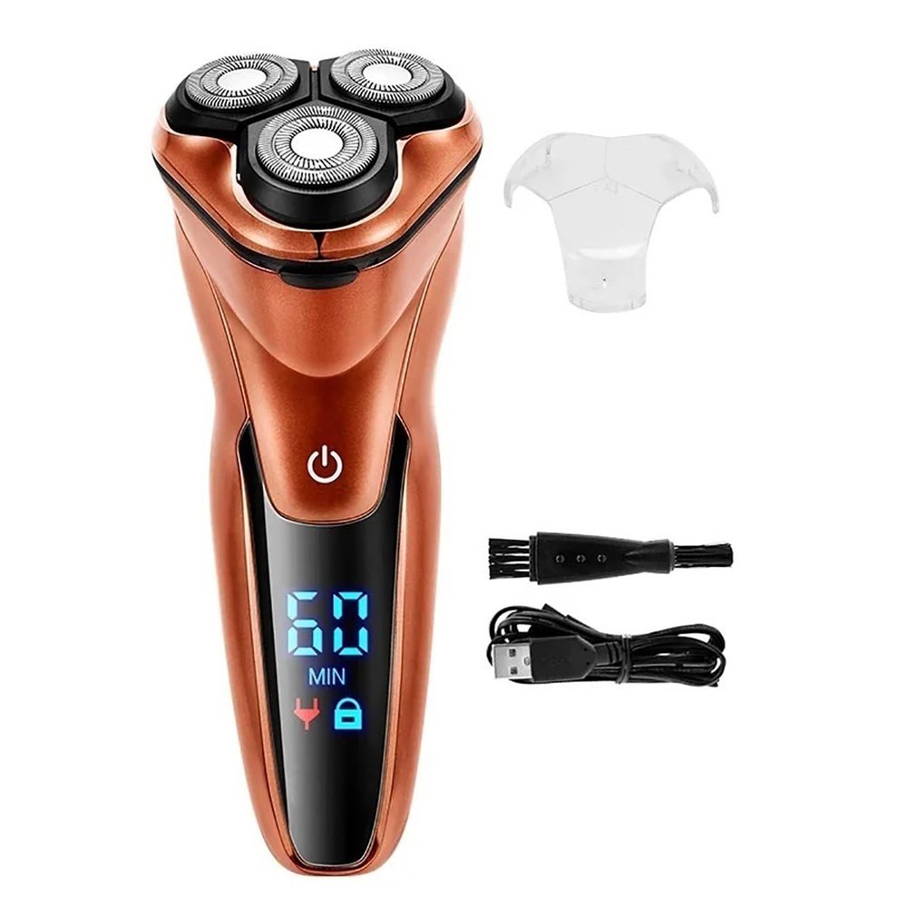EKHOU Head Shavers for Bald Men, Electric Shaver Waterproof USB Charging Men's Shaver Rechargeable Electric Razor Beard Trimmer Shaving Machine