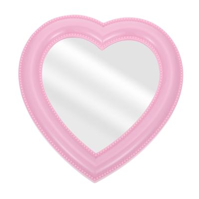 DOITOOL 1pc Heart-Shaped Makeup Mirror Desktop Cosmetic Mirror for Dresser Lovey Heart Design Stylish and for Vanity Decor Option