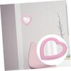 DOITOOL 1pc Heart-Shaped Makeup Mirror Desktop Cosmetic Mirror for Dresser Lovey Heart Design Stylish and for Vanity Decor Option view 2