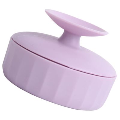 DOITOOL Makeup Brush Cleaner Box Silicone Brush Cleaner Mat for Makeup Eggs Sponges