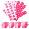 DOITOOL 10pcs Deep Exfoliating Gloves Fine Texture Bath Gloves Scrubber for Body Washing Shower Mittens Random Style view 1