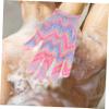 DOITOOL 10pcs Deep Exfoliating Gloves Fine Texture Bath Gloves Scrubber for Body Washing Shower Mittens Random Style view 3