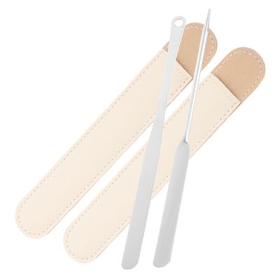 DOITOOL Foundation Mixing Spatula Makeup Tool for Blending Liquid Powder Professional Cosmetic Mixing Stick with Long Handle for Home Salon Use