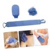 NOLITOY 2pcs Bath Gloves Set with Back Scrubber Belt and Shower Balls Exfoliating Body Care Supplies for Men and Women Safe and Comfortable for All Skin Types view 2