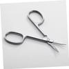 Housoutil 3pcs Precision Eyebrow Trimmer for Women Stainless Steel Scissors Grooming Kit for Men Blunt Tip Scissors and Face Trimmer view 4