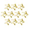 10 Pcs Gold Star Hair Clips Metal Snap Hair Clips Hair Barrettes Hair Side Clamps Headdress Cute Hair Accessories for Women Girls Beauty and Personal Care view 1