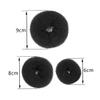 Housoutil 9pcs Hair Donut Bun Maker Black Styler for Elegant Chignons No Damage Quick Styling for Ballet Dance view 2