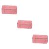 2pcs Travel -in- Makeup Bag Cosmetic Foldable Detachable Hanging for Capacity Toiletries Large, Pinkx3pcs, 53X27CMx3pcs view 1