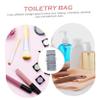 2pcs Travel -in- Makeup Bag Cosmetic Foldable Detachable Hanging for Capacity Toiletries Large, Pinkx3pcs, 53X27CMx3pcs view 2