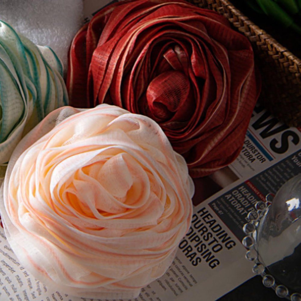 Rose Bath Bomb Bath Flower Girl Bubble Bath Ball Super Soft Large Non-Loose Bulb Flower Bath rub Bath Flower