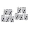 DOITOOL 10pcs Stainless Steel Eyebrow Tweezers Women Portable Eyebrow Makeup Tool Ergonomic Design for Precision Grooming Travel for view 1