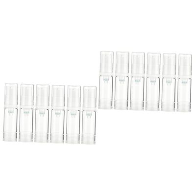 Didiseaon 12pcs Travel Containers for Creams Pump Bottles Empty Lotion Bottles Lids