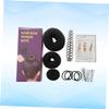Didiseaon 1set Professional Hair Bun Maker Hair Bun Coil Braider Clip Bands for Easy Updos and Braiding for Home Use and Cosmetology Schools Black view 4