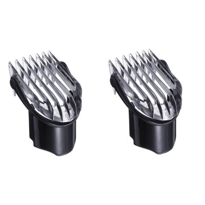 Didiseaon 2pcs Men Hair Grooming Comb Trimmer Guide Comb for Electric Shaver Shaving Tool Quick Replacement Cutters
