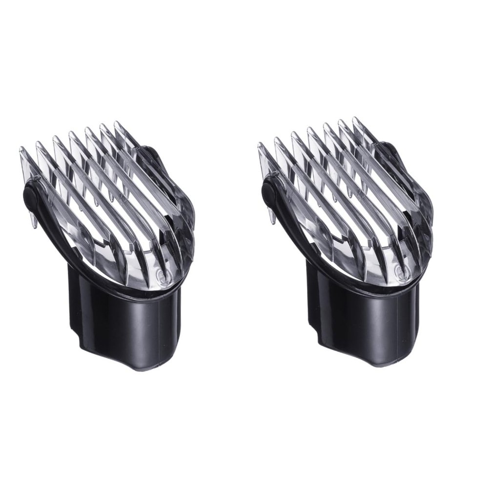 Didiseaon 2pcs Men Hair Grooming Comb Trimmer Guide Comb for Electric Shaver Shaving Tool Quick Replacement Cutters