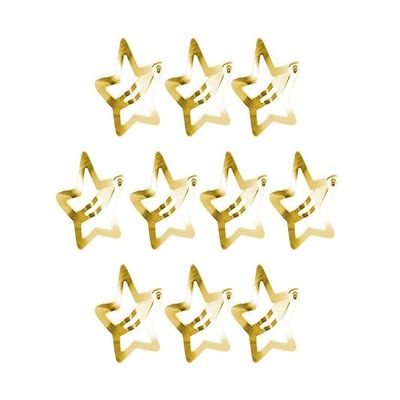 10Pcs Gold Star Hair Clips Metal Snap Hair Clips Hair Barrettes Hair Side Clamps Headdress Cute Hair Accessories for Women Girls Clips and Barrettes,Hair Accessories