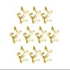 10Pcs Gold Star Hair Clips Metal Snap Hair Clips Hair Barrettes Hair Side Clamps Headdress Cute Hair Accessories for Women Girls Clips and Barrettes,Hair Accessories view 1