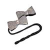 balacoo Elegant Rhinestone Bowknot Hair Bun Shaper Twisted Bun Maker for Women Easy to Use Hair Styling Tool for Parties Yoga Running and Dancers Beautiful Cloth Material view 1