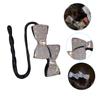 balacoo Elegant Rhinestone Bowknot Hair Bun Shaper Twisted Bun Maker for Women Easy to Use Hair Styling Tool for Parties Yoga Running and Dancers Beautiful Cloth Material view 3