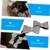 balacoo Elegant Rhinestone Bowknot Hair Bun Shaper Twisted Bun Maker for Women Easy to Use Hair Styling Tool for Parties Yoga Running and Dancers Beautiful Cloth Material view 4