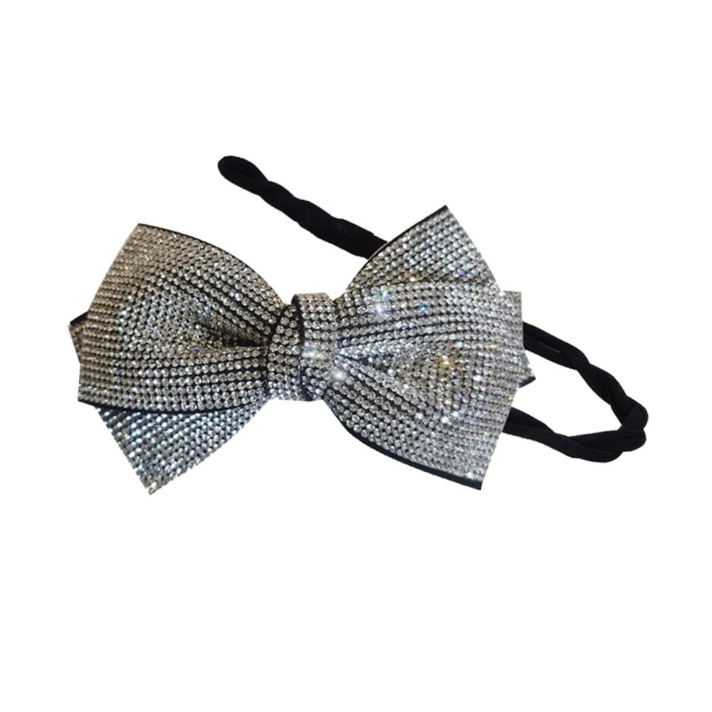 balacoo Bowknot Hair Bun Maker Rhinestones Stylish Donut Bun Shaper Tool for Effortless Updos for Travel Everyday Wear
