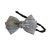 balacoo Bowknot Hair Bun Maker Rhinestones Stylish Donut Bun Shaper Tool for Effortless Updos for Travel Everyday Wear view 1