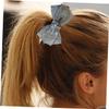 balacoo Bowknot Hair Bun Maker Rhinestones Stylish Donut Bun Shaper Tool for Effortless Updos for Travel Everyday Wear view 3
